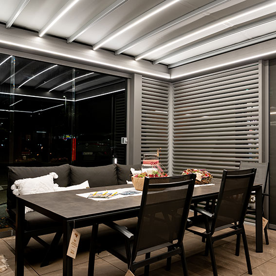 Exklusiver Schutz für Ihre Terrasse als Architektur-Akzent